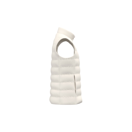 Bodywarmer femme écoresponsable matelassé beige Native Spirit – vue 3