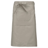 Tablier polycoton long Kariban – Beige – One Size