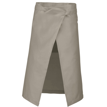 Tablier polycoton long Kariban – Beige – One Size – vue 2