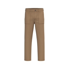 Pantalon utility écoresponsable délavé homme Marron – Native Spirit