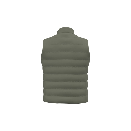 Bodywarmer écoresponsable matelassé femme Vert Organic Khaki – Native Spirit – vue 2