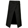 Tablier polycoton long Kariban – Noir – Taille unique – vue 2