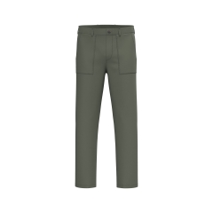 Pantalon Utility Écoresponsable Délavé Homme Vert Kaki – Native Spirit