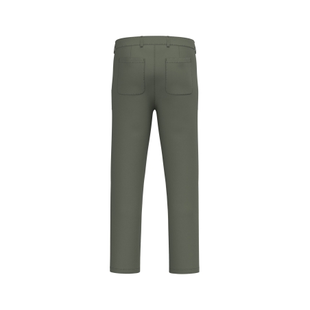Pantalon Utility Écoresponsable Délavé Homme Vert Kaki – Native Spirit – vue 2
