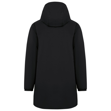Veste imperméable sherpa écoresponsable unisexe Noir – Native Spirit – vue 2