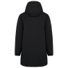 Veste imperméable sherpa écoresponsable unisexe Noir – Native Spirit – vue 2
