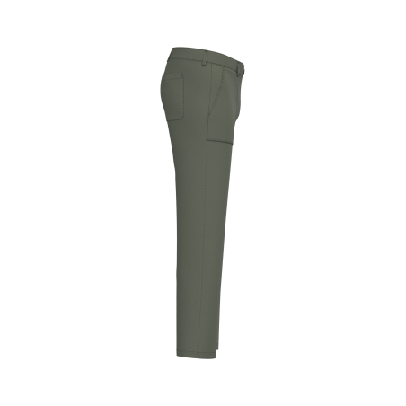 Pantalon Utility Écoresponsable Délavé Homme Vert Kaki – Native Spirit – vue 3