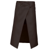 Tablier polycoton long Kariban – Marron chocolat taille unique – vue 2