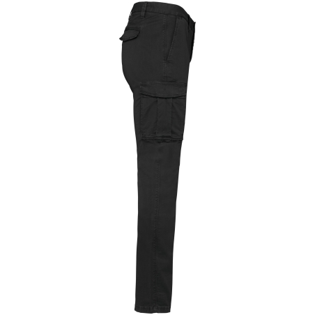 Pantalon cargo écoresponsable délavé Washed Black Native Spirit – vue 3
