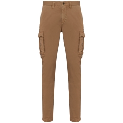 Pantalon cargo écoresponsable délavé homme Marron – Native Spirit