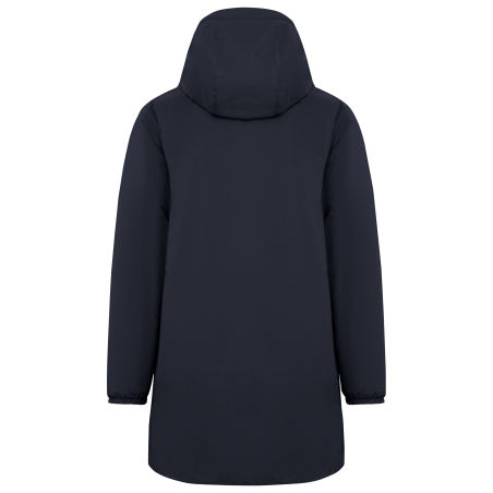 Veste imperméable sherpa écoresponsable unisexe Bleu Navy – Native Spirit – vue 2