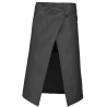 Tablier polycoton long Kariban – Gris foncé professionnel – vue 2