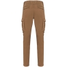 Pantalon cargo écoresponsable délavé homme Marron – Native Spirit – vue 2