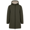Veste imperméable sherpa écoresponsable Native Spirit – Vert Kaki