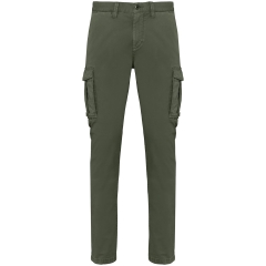 Pantalon cargo écoresponsable délavé Washed Organic Khaki Native Spirit