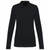 Polo Supima® manches longues femme Noir – Kariban Premium