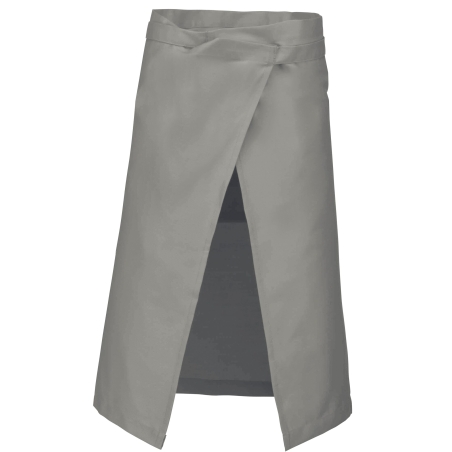 Tablier polycoton long gris Kariban – Taille unique – vue 2