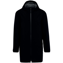 Veste imperméable écoresponsable unisexe Noire – Native Spirit