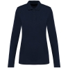 Polo Supima® manches longues femme Marine – Kariban Premium