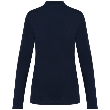 Polo Supima® manches longues femme Marine – Kariban Premium – vue 2