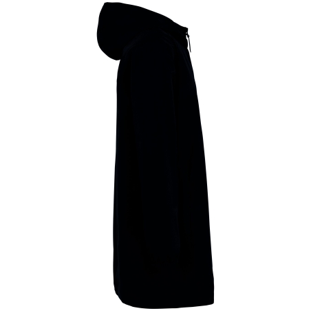 Veste imperméable écoresponsable unisexe Noire – Native Spirit – vue 3