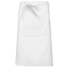 Tablier polycoton long Blanc Kariban – Taille Unique