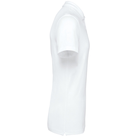Polo Supima® manches courtes homme Blanc – Kariban Premium – vue 3