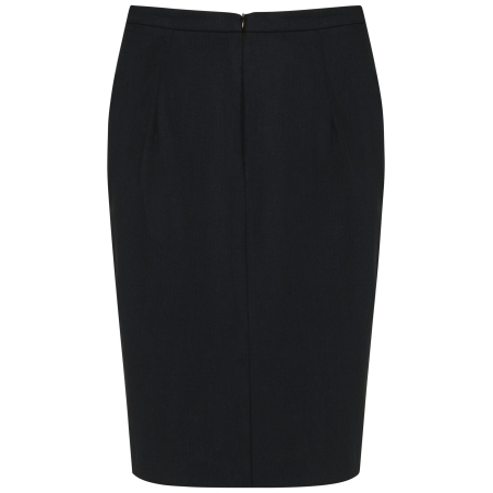 Jupe droite Noir Kariban Premium – Tenue professionnelle femme – vue 2