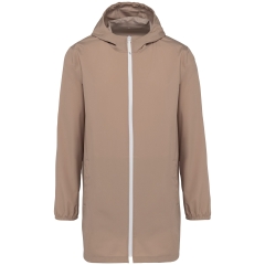 Veste imperméable écoresponsable unisexe Beige – Native Spirit