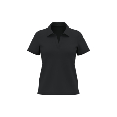 Polo col en V coton Supima® femme Noir – Kariban Premium