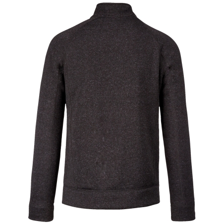 Veste Zippée Chinée Homme Gris Dark Grey Melange Kariban – vue 2