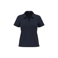 Polo col en V Coton Supima® Femme Marine – Kariban Premium