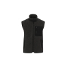 Bodywarmer écoresponsable en sherpa unisexe Noir