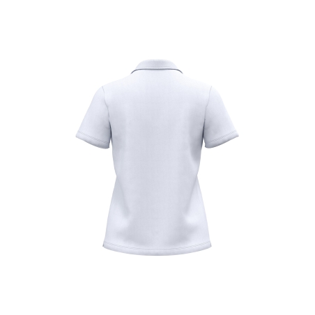 Polo col en V Coton Supima® Femme Blanc – Kariban Premium – vue 2