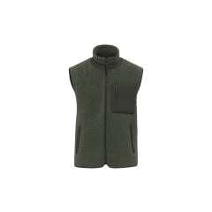 Bodywarmer Sherpa Écoresponsable Vert Forest Khaki Native Spirit