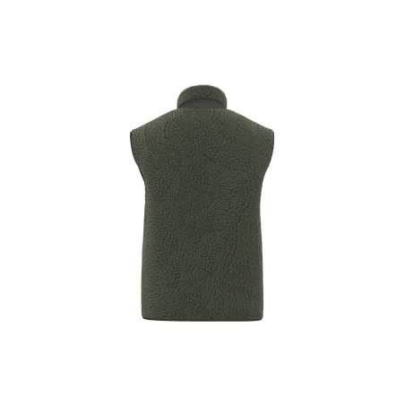Bodywarmer Sherpa Écoresponsable Vert Forest Khaki Native Spirit – vue 2