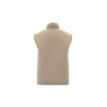 Bodywarmer Sherpa Écoresponsable Beige Unisexe Native Spirit – vue 2