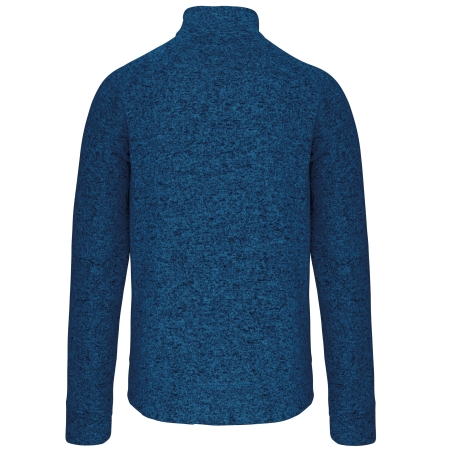 Veste zippée chinée Kariban homme – Bleu (Light Royal Blue Melange) – vue 2