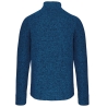 Veste zippée chinée Kariban homme – Bleu (Light Royal Blue Melange) – vue 2