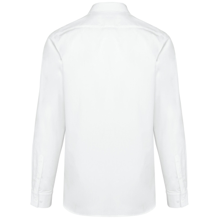 Chemise Oxford Pinpoint Blanc Manches Longues Kariban Premium – vue 2