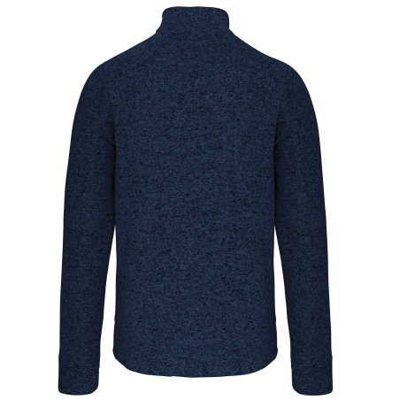 Veste zippée chinée homme Marine Kariban – Polaire 345 g/m² – vue 2