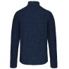 Veste zippée chinée homme Marine Kariban – Polaire 345 g/m² – vue 2