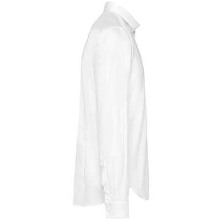 Chemise Oxford Pinpoint Blanc Manches Longues Kariban Premium – vue 3