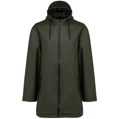 Veste de pluie unisexe Vert Khaki Green – Kariban Premium