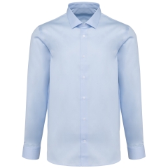 Chemise Twill Manches Longues Homme Bleu Ciel – Kariban Premium
