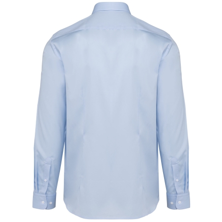 Chemise Twill Manches Longues Homme Bleu Ciel – Kariban Premium – vue 2