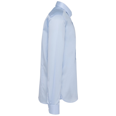 Chemise Twill Manches Longues Homme Bleu Ciel – Kariban Premium – vue 3