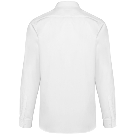 Chemise Twill Manches Longues Homme Blanc – Kariban Premium – vue 2