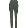 Pantalon cargo écoresponsable délavé femme Vert Kaki – Native Spirit – vue 2