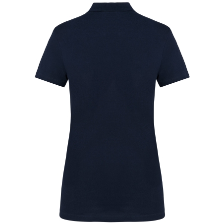 Polo Supima® manches courtes femme Marine – vue 2